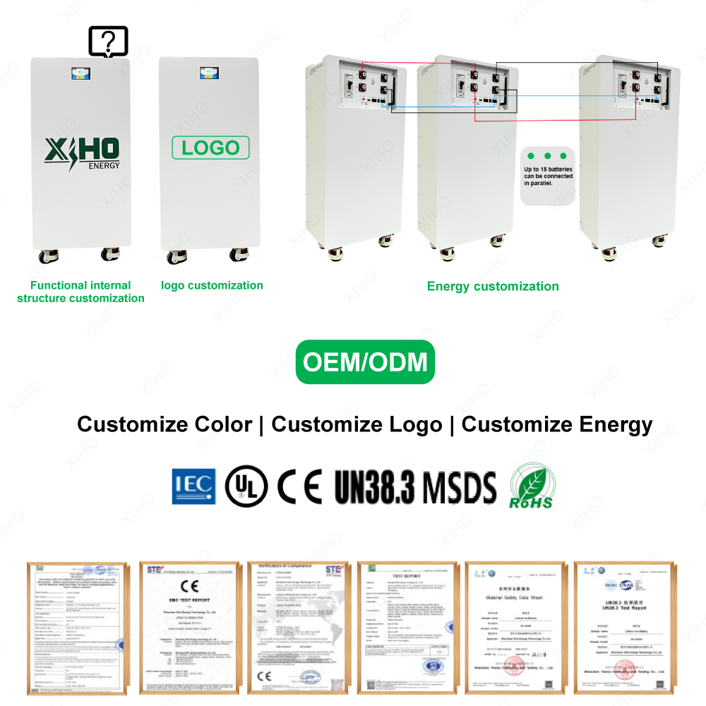 Custom OEM ODM 16kWh 15kWh 51.2V 314Ah Floor-Standing LiFePO4 Home Energy Storage Solar Energy Storage Battery Pack,Llithium Ion Battery Manufacturers from China