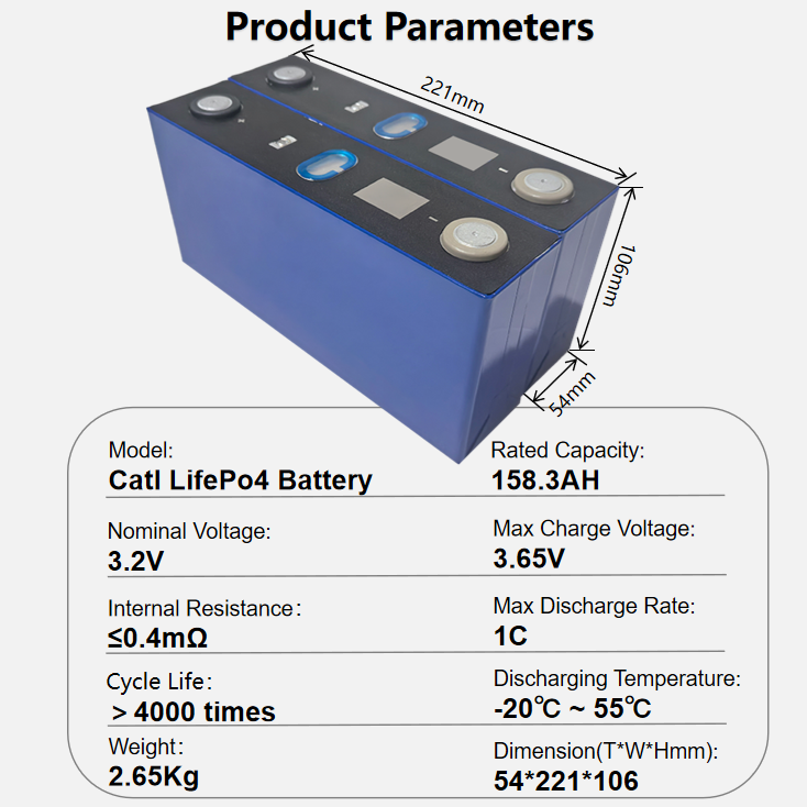 OEM ODM Starmax Catl 3.2V 158.3Ah LifePo4 Prismatic Battery Cell Lithium Battery Energy Storage Systems Manufacturers,Llithium Ion Battery Manufacturers from China