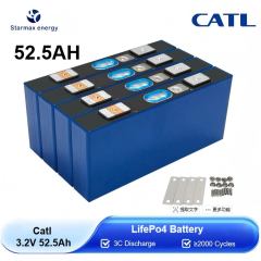 Starmax Catl 3.2V LFP 52.5Ah LifePo4 Battery Cell Custom Lithium Ion Battery Manufacturer For Electric Motorcycle,Llithium Ion Battery Manufacturers from China