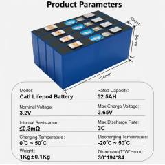 Starmax Catl 3.2V LFP 52.5Ah LifePo4 Battery Cell Custom Lithium Ion Battery Manufacturer For Electric Motorcycle,Llithium Ion Battery Manufacturers from China
