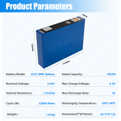 CATL Kirin Battery 3.7V 103Ah NMC Lithium Ion Battery High Energy Density Ncm Prismatic Cells Manufacturer,Llithium Ion Battery Manufacturers from China
