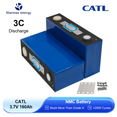 Starmax Catl Nmc 160Ah Battery Cell Deep Cycles Li Ion Prismatic Cell Solar Energy Storage Lithium Ion Batteries,Llithium Ion Battery Manufacturers from China