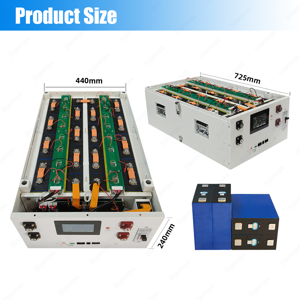 Starmax V2 Factory Direct 51.2V 48V 16S1P 314Ah 280Ah Lifepo4 Battery DIY Kits Metal Box With JK BMS,Llithium Ion Battery Manufacturers from China