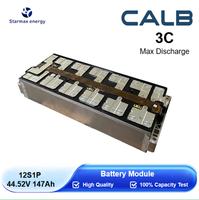 Starmax CALB 44.52V 12S1P 147Ah Nmc Battery Module 3.7V 12Pcs Rechargeable Prismatic Cells Lithium Ion Batteries,Llithium Ion Battery Manufacturers from China