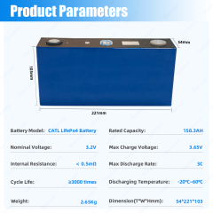 Starmax Catl 158.3Ah Lithium  Ion Battery 3.2V Lifepo4 Prismatic Cell,Llithium Ion Battery Manufacturers from China