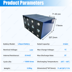 Starmax CALB 314Ah  L173F314 Lithium  Ion Battery 3.2V Lifepo4 Prismatic Cell,Llithium Ion Battery Manufacturers from China