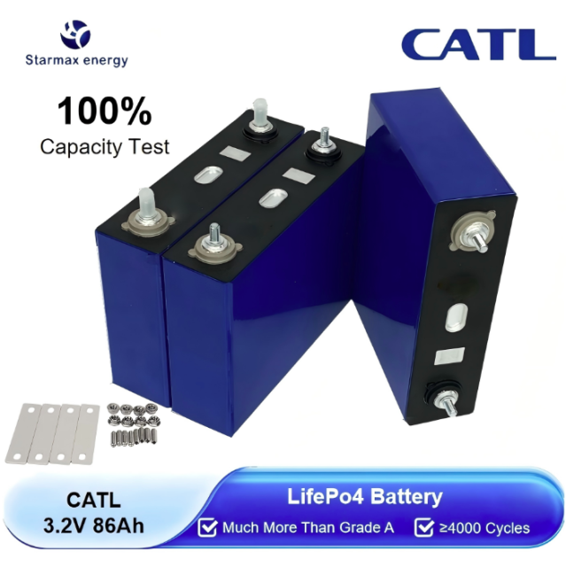 Starmax CATL 86Ah  Lithium  Ion Battery 3.2V Lifepo4 Prismatic Cell,Llithium Ion Battery Manufacturers from China