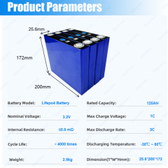 Starmax EVE 125Ah LF125 Lithium  Ion Battery 3.2V Lifepo4 Prismatic Cell,Llithium Ion Battery Manufacturers from China