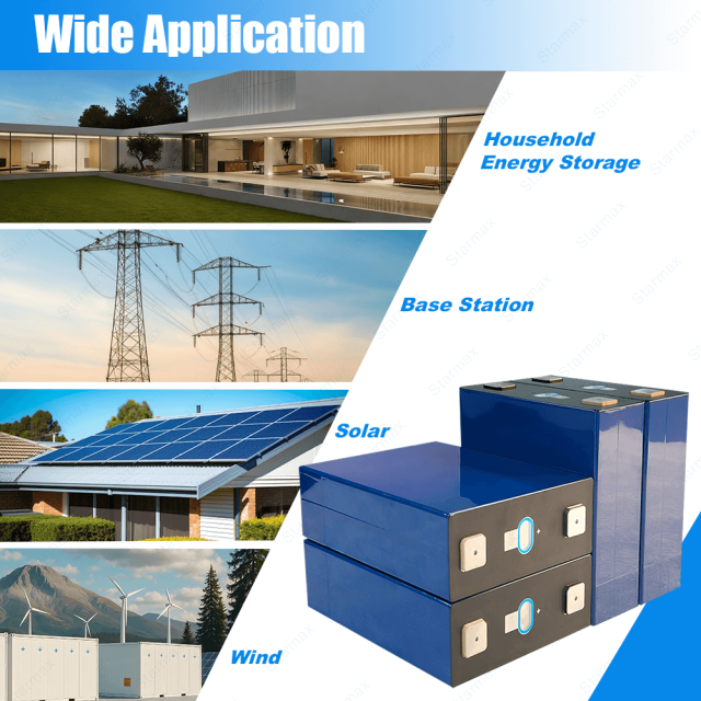 Starmax REPT 280Ah CCB71173204EB-280Ah Lithium  Ion Battery 3.2V Lifepo4 Prismatic Cell,Llithium Ion Battery Manufacturers from China