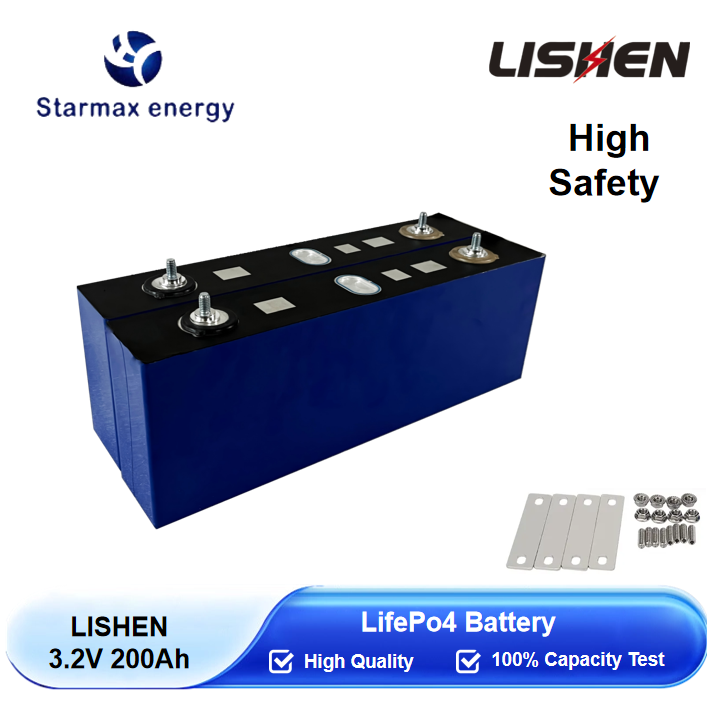 Starmax LISHEN 200Ah  Lithium  Ion Battery 3.2V Lifepo4 Prismatic Cell,Llithium Ion Battery Manufacturers from China