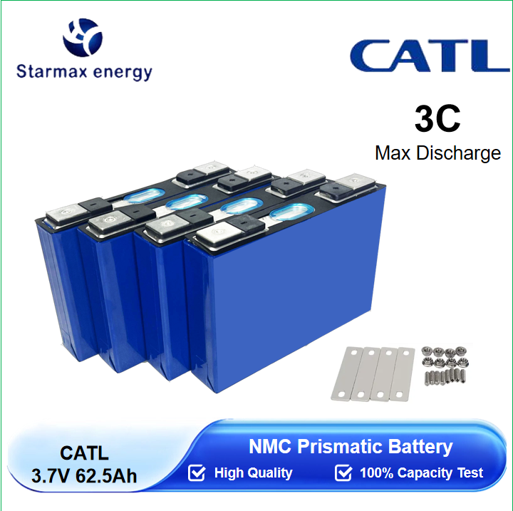 Starmax CATL 3.7V 62.5Ah NMC Prismatic  Battery,Llithium Ion Battery Manufacturers from China