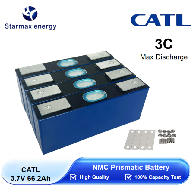 Starmax CATL 3.7V 66.2Ah NMC Prismatic  Battery,Llithium Ion Battery Manufacturers from China