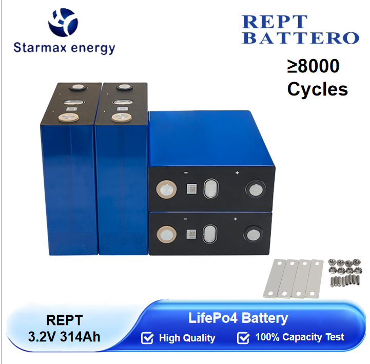 Starmax REPT 314Ah CB75 PC-0B1-72174L4-BE Lithium  Ion Battery 3.2V Lifepo4 Prismatic Cell,Llithium Ion Battery Manufacturers from China