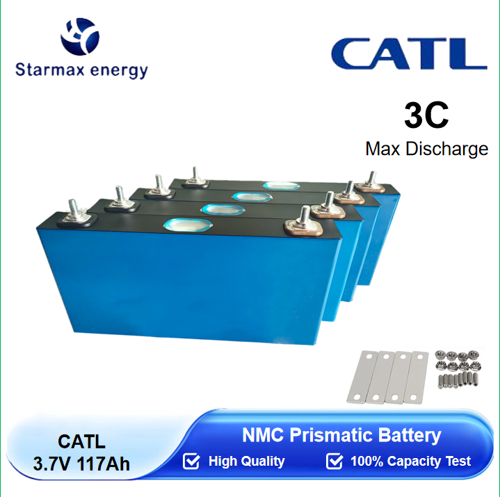 Starmax CATL 3.7V 117Ah NMC Prismatic  Battery,Llithium Ion Battery Manufacturers from China