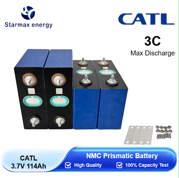 Starmax CATL 3.7V 114Ah NMC Prismatic  Battery,Llithium Ion Battery Manufacturers from China