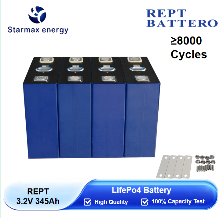 Starmax REPT 345Ah CB84 Lithium  Ion Battery 3.2V Lifepo4 Prismatic Cell,Llithium Ion Battery Manufacturers from China