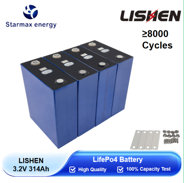 Starmax LISHEN 314Ah LP71173207-314Ah Lithium  Ion Battery 3.2V Lifepo4 Prismatic Cell,Llithium Ion Battery Manufacturers from China