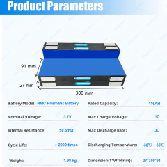 Starmax CATL 3.7V 116Ah NMC Prismatic Battery,Llithium Ion Battery Manufacturers from China