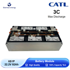 Starmax CATL 22.2V 6S1P 92Ah Nmc Battery Module 3.7V 6Pcs Rechargeable Prismatic Cells Lithium Ion Batteries,Llithium Ion Battery Manufacturers from China