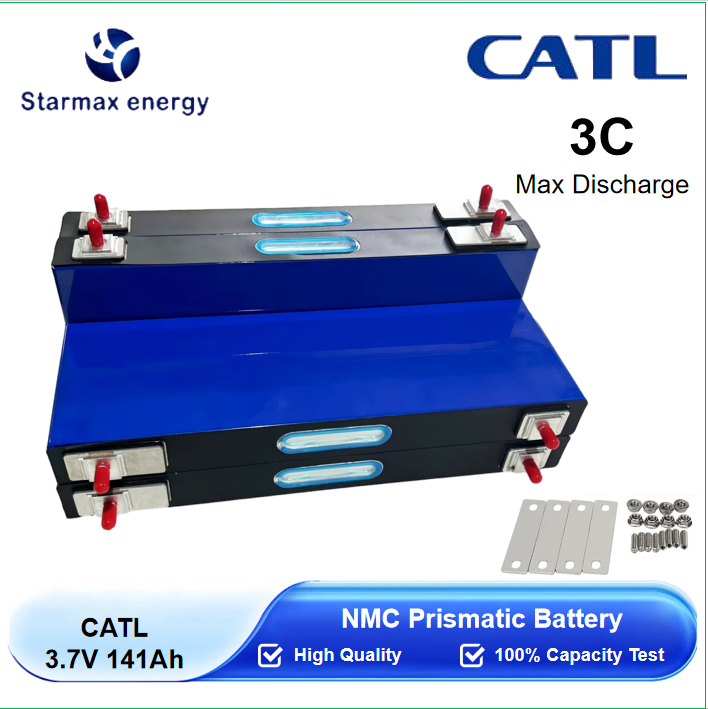 Starmax CATL 3.7V 141Ah NMC Prismatic  Battery,Llithium Ion Battery Manufacturers from China
