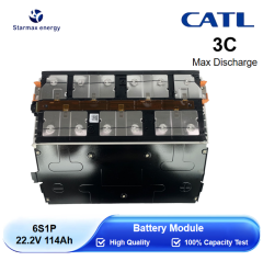 Starmax CATL 22.2V 6S1P 114Ah Nmc Battery Module 3.7V 6Pcs Rechargeable Prismatic Cells Lithium Ion Batteries,Llithium Ion Battery Manufacturers from China