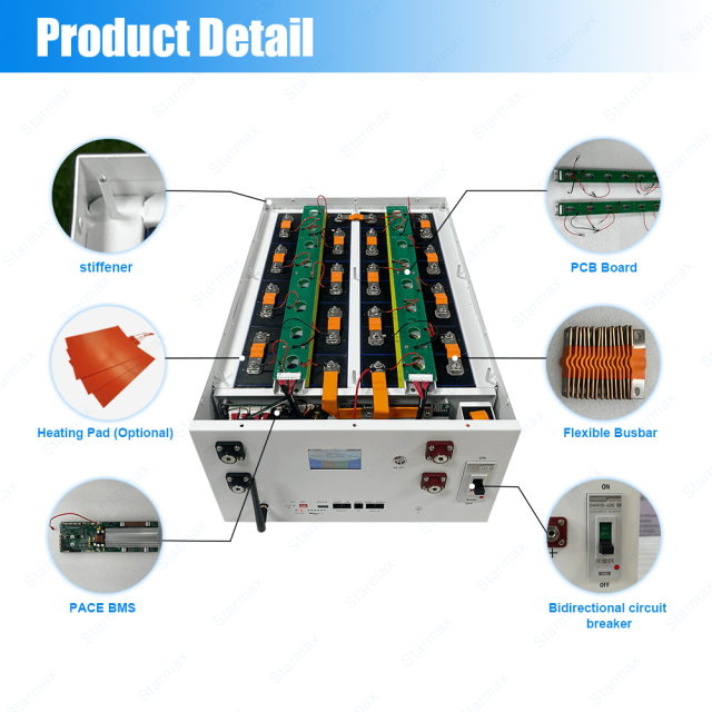 Starmax V2 Factory Direct 51.2V 48V 16S1P 314Ah 280Ah Lifepo4 Battery DIY Kits Metal Box With PACE BMS,Llithium Ion Battery Manufacturers from China