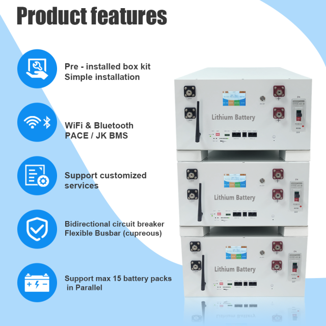 Starmax V2 Factory Direct 51.2V 48V 16S1P 314Ah 280Ah Lifepo4 Battery DIY Kits Metal Box With PACE BMS,Llithium Ion Battery Manufacturers from China