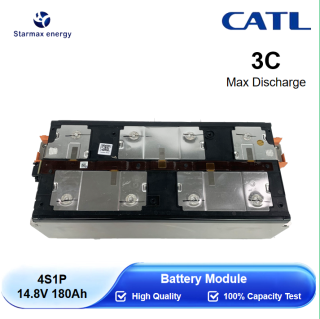 Starmax CATL 14.8V 4S1P 180Ah Nmc Battery Module 3.7V 4Pcs Rechargeable Prismatic Cells Lithium Ion Batteries,Llithium Ion Battery Manufacturers from China