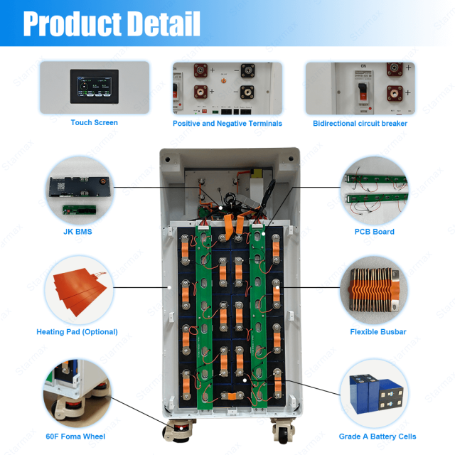 Starmax V2 Factory Direct 51.2V 48V 16S1P 314Ah 280Ah Lifepo4 Battery DIY Kits Metal Box With JK BMS,Llithium Ion Battery Manufacturers from China
