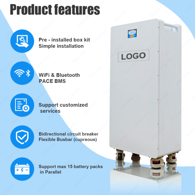 Starmax V2 Factory Direct 51.2V 48V 16S1P 314Ah 280Ah Lifepo4 Battery DIY Kits Metal Box With PACE BMS,Llithium Ion Battery Manufacturers from China