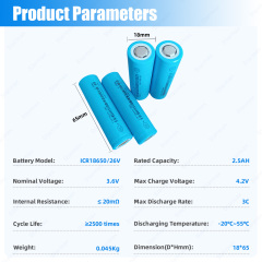 Starmax EVE 3.6V 2.5Ah ICR18650/26V NMC Cylindrical Battery,Llithium Ion Battery Manufacturers from China