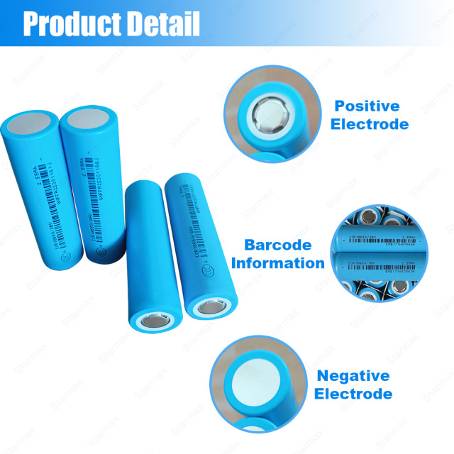 Starmax EVE 3.6V 2.5Ah ICR18650/26V NMC Cylindrical Battery,Llithium Ion Battery Manufacturers from China