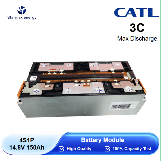 Starmax CATL 14.8V 4S1P 150Ah Nmc Battery Module 3.7V 4Pcs Rechargeable Prismatic Cells Lithium Ion Batteries,Llithium Ion Battery Manufacturers from China