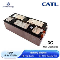 Starmax CATL 14.8V 4S1P 174Ah Nmc Battery Module 3.7V 4Pcs Rechargeable Prismatic Cells Lithium Ion Batteries,Llithium Ion Battery Manufacturers from China