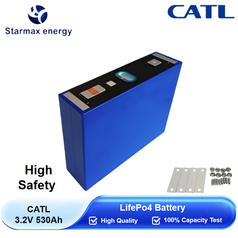 Starmax CATL 530Ah Lithium  Ion Battery 3.2V Lifepo4 Prismatic Cell,Llithium Ion Battery Manufacturers from China