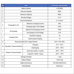 Starmax CALB 80Ah  Lithium  Ion Battery 3.2V Lifepo4 Prismatic Cell,Llithium Ion Battery Manufacturers from China