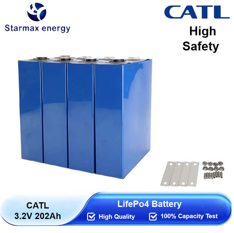 Starmax CATL 202Ah Lithium  Ion Battery 3.2V Lifepo4 Prismatic Cell,Llithium Ion Battery Manufacturers from China