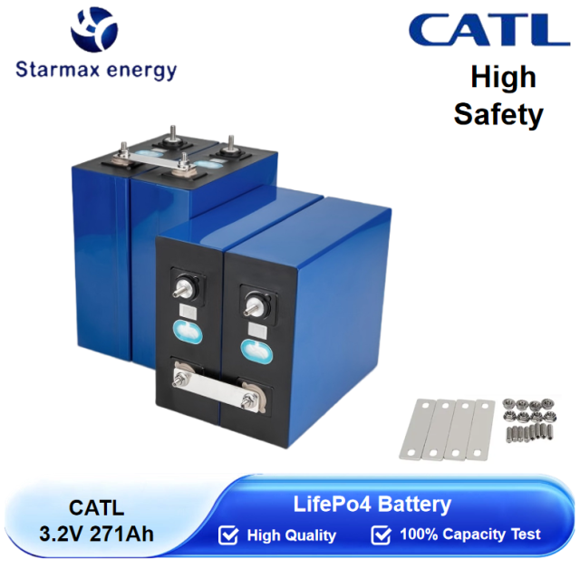 Starmax CATL 271Ah Lithium  Ion Battery 3.2V Lifepo4 Prismatic Cell,Llithium Ion Battery Manufacturers from China