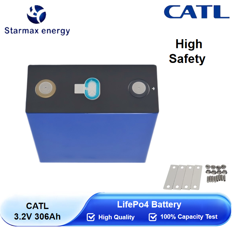 Starmax CATL 306Ah Lithium  Ion Battery 3.2V Lifepo4 Prismatic Cell,Llithium Ion Battery Manufacturers from China