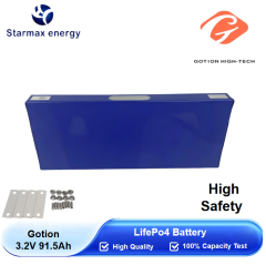 Starmax Gotion 91.5Ah  Lithium  Ion Battery 3.2V Lifepo4 Prismatic Cell,Llithium Ion Battery Manufacturers from China