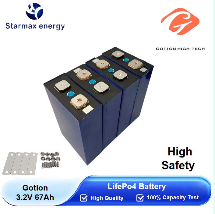 Starmax Gotion 67Ah  Lithium  Ion Battery 3.2V Lifepo4 Prismatic Cell,Llithium Ion Battery Manufacturers from China