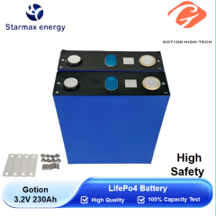 Starmax Gotion 230Ah Lithium  Ion Battery 3.2V Lifepo4 Prismatic Cell,Llithium Ion Battery Manufacturers from China
