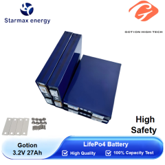 Starmax Gotion 27Ah  Lithium  Ion Battery 3.2V Lifepo4 Prismatic Cell,Llithium Ion Battery Manufacturers from China