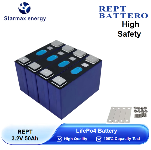 Starmax REPT  50Ah  Lithium  Ion Battery 3.2V Lifepo4 Prismatic Cell,Llithium Ion Battery Manufacturers from China