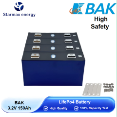 Starmax BAK 150Ah Lithium  Ion Battery 3.2V Lifepo4 Prismatic Cell,Llithium Ion Battery Manufacturers from China
