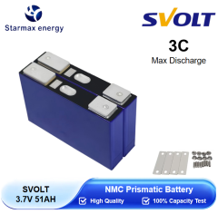 Starmax SVOLT 3.7V 51Ah NMC Prismatic  Battery,Llithium Ion Battery Manufacturers from China
