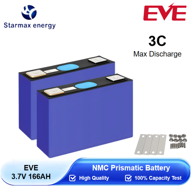 Starmax EVE 3.7V 166Ah  NMC Prismatic  Battery,Llithium Ion Battery Manufacturers from China