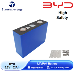 Starmax BYD 102Ah Lithium  Ion Battery 3.2V Lifepo4 Prismatic Cell,Llithium Ion Battery Manufacturers from China