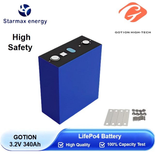 Starmax Gotion 340Ah Lithium  Ion Battery 3.2V Lifepo4 Prismatic Cell,Llithium Ion Battery Manufacturers from China