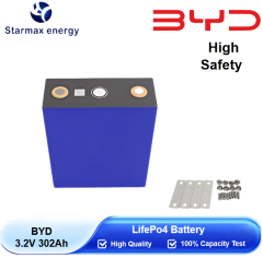 Starmax BYD 302Ah Lithium  Ion Battery 3.2V Lifepo4 Prismatic Cell,Llithium Ion Battery Manufacturers from China